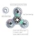 Wooce Crystal Clear LED Light Fidget Spinner -High Speed Hand Spinner Tri-Spinner for Kids Adults EDC ADHD Focus Anxiety Relief Toys