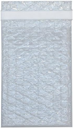 Premier Bubble Double Walled Self-Sealing Clear Cushioning Pouch Bags - Protective Bags for Shipping, Storage, and Moving (4" x 6" - 25 count)
