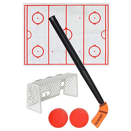image for KOBWA Toilet Hockey Game Decompression Fun Game Ice-Hockey Toy for Men