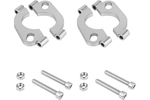 LIVOCCUR 1.75 inch Split Flange Repair Kit,2 Packs Exhaust Flange Flat Split Flange Repair Replacement Kit with 2 Bolts