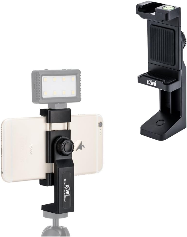 Cell Phone Tripod Mount Adapter Smartphone Tripod Holder Clip Clamp