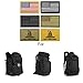 WZT Bundle 6 pieces american flag Tactical Military Morale Patch Set