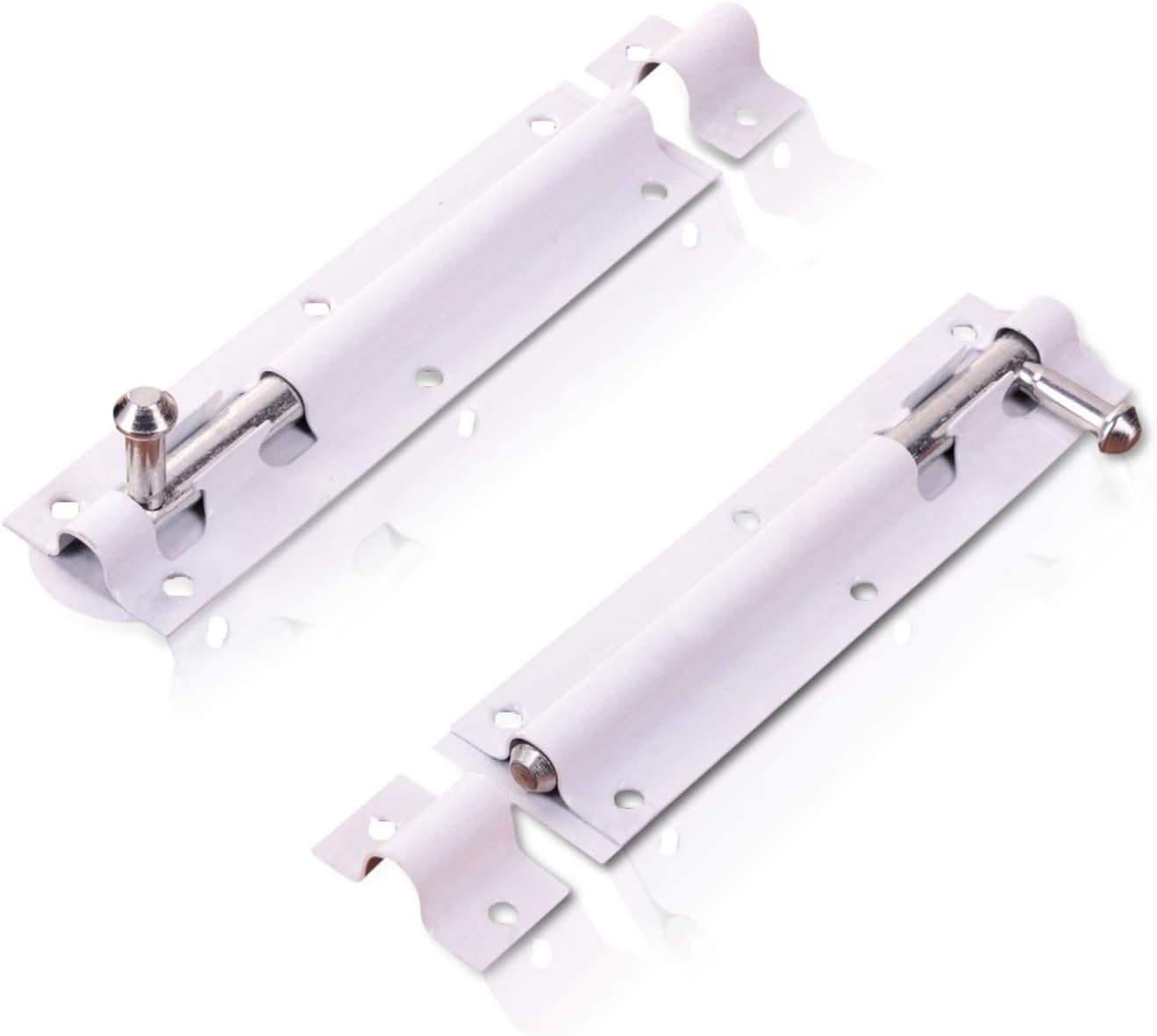 XFORT® 2 Pack Heavy Duty Tower Bolt, Slide Bolt, Door Barrel Bolt Lock