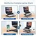 Olmaster Laptop Stand, Muti-Angle Adjustable Portable Foldable Laptop Stand with Heat-Vent, Ergonomic Laptop Stand Riser for Desk Compatible with MacBook, Air, Pro, Surface Laptop (9-15.6 inches)thumb 3