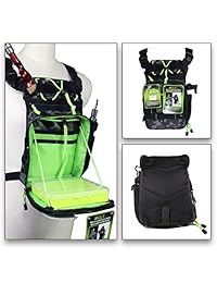 Pesca cintura bolsa de pecho paquetes de la pierna Paquete de camuflaje pesca con mosca Rod con bolsas de aparejos de pesca caja de almacenamiento de funda