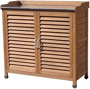 LYATW Multifuncional Gabinete de Almacenamiento al Aire Libre, Montado