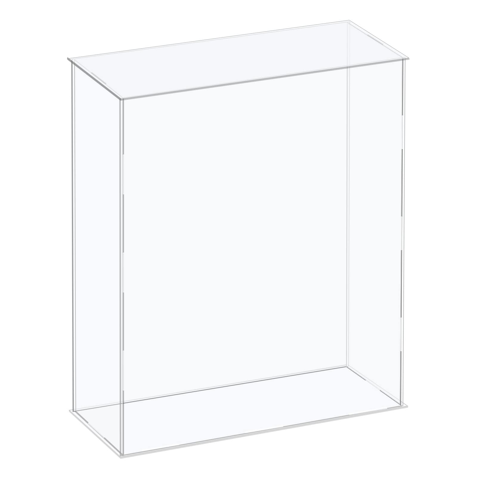 Photo 1 of MECCANIXITY Acrylic Display Case Plastic Box Cube Storage Box Clear Assemble Showcase 10.2x4.3x16.1 Inch for Collectibles