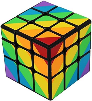 FCBB 3x3x3 Unequal Speed Cube Puzzle Black
