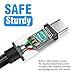 USB 3.0 Type C Cable, YBWM Nylon Braided USB A to C Cord Fast Charging Sync Cable Set of 3, Usb C Cables Quick Charge for LG V20 G6 G5, Nexus 6P 5X, Nintendo Switch, Google Pixel, Samsung S8, S8 plus