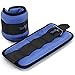 Yes4All Set of 2 Ankle Weights / Wrist Weights with Adjustable Strap - Perfect for Walking, Fitness, Cardio Exercise (4 lbs, Light Blue)