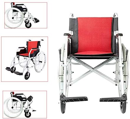 Heavy Duty Aluminum Alloy Wheelchair with Manual Brake SUV-Level Suspension System Design,Mobility Scooters