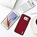 S6 Case, Galaxy S6 Case - TURATA [Slim Fit] Premium Coated Non Slip Surface [Red] Four Layer Paint Designed Hard Case for Samsung Galaxy S6 G9200 - Red