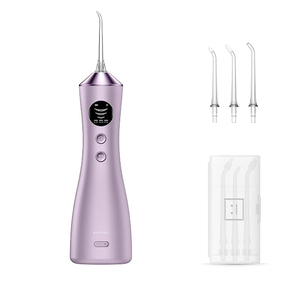 BUZHIWU WATER DENTAL FLOSSER FOR TEETH, PORTABLE CORDLESS...