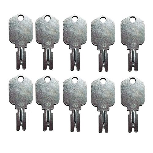 Mover Parts (10) Forklift Key for Clark Yale Hyster Komatsu Gradall Gehl Crown & More 166