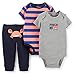 Carter's Baby Boys 3 Piece Bodysuit & Pant Set (Crabby)