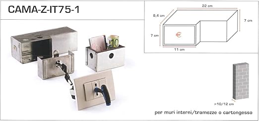 caja fuerte camaleón para Cartón yeso, 1: Amazon.es: Industria, empresas y ciencia