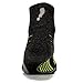 Feetures! Men's Elite Merino+ Cushion Quarter, Charcoal + Reflector, large