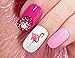 Flamingo Water Slide Nail Art Decals - Nail Salon Quality!