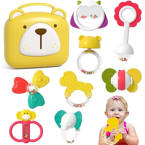Baby Rattle Month Baby Toys Amazon Pcs Baby Rattle Toys Set