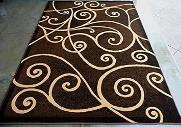 Amazon Com Gallery Modern Abstract Swirl Contemporary Rug Chocolate Brown Black Beige Design Gl23 8 Feet X 10 Feet Furniture Decor This rug features bold colors and contemporary design. gallery modern abstract swirl contemporary rug chocolate brown black beige design gl23 8 feet x 10 feet