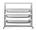 Mindspace Desk Organizer Paper Tray with 3 Tier Desktop File Organizer | Office Organizer & Stacking File Holder, Document Organization for Desk | The Mesh Collection, Silver
