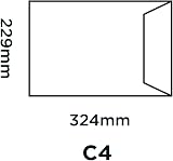 Blake Purely Everyday C4 324 x 229 mm 90 gsm Self Seal Pocket Envelopes 50 view 3