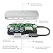 USB C Hub, HooToo USB C Adapter with 100W Type C Power Delivery, HDMI Output, Card Reader, 3 USB 3.0 Ports for MacBook Pro and Windows Type C Laptop - Silver