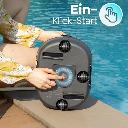 BRINBO S1PRO 2026 Upgrade Pool Robot with 120 Min Automatic Cleaning Time, Pool Vacuum Cleaner Battery with Dual Motors, 2.5 H Charging Time, Lightweight Pool Cleaner for Above Ground Pools up to 100