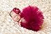 HugeStore Baby Newborn Infant Photo Photography Prop Costume Outfits Tutu Dress Skirt Suit Headband Set Deep Red