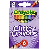 Crayola Glitter Crayons 8 Count