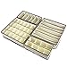 KICODE Collapsible Storage Boxes Bra Underwear Socks Closet Organizer Drawer Divider 4 Set