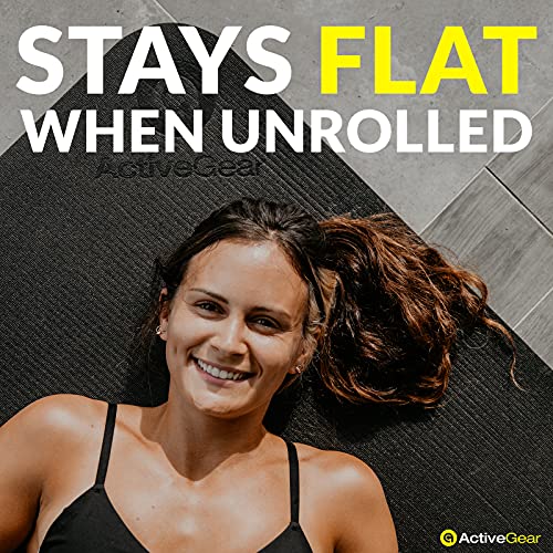 ActiveGear Large Exercise Mat 6 x 6 ft 7mm Thick Premium Square Workout Mat for Home Gym