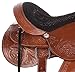 AceRugs Horse Saddle 15 16 17 18 Beautiful Classic Tooled Premium Western Leather Horse Saddle Comfy SEAT Free TACK Set (Chestnut, 17)thumb 4