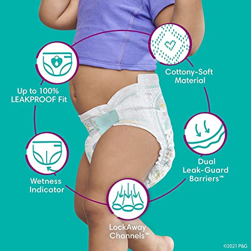 Diapers Size 7, 88 Count Pampers Cruisers Disposable Baby Diapers