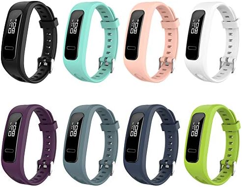 JYS365 Fashion Solid Thin Soft Silicone Watch Strap Band for Huawei Honor Band 4 Running Version 3E Midnight Blue