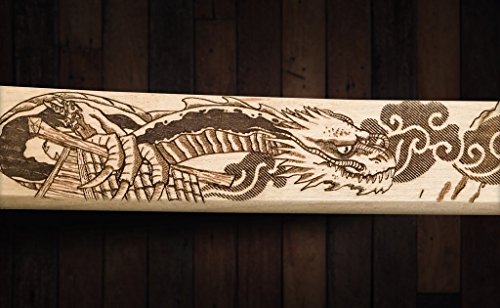 Campfire Arts Custom Karate Belt Display - Dragon Sword - Hand Crafted - Made in The USA