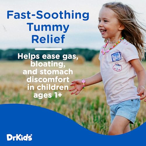 Tummy Calm Dr. Kids Children’s Gas Relief & Upset Stomach Support, Gas Drops for Newborns & Kids, Safe & Gentle Oral Solution, Natural Constipation Relief, 5 Fl Oz (Pack of 1)