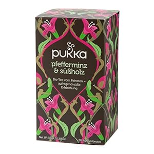 Pukka BIO Tee Pfefferminz und Suessholz, 20 Beutel