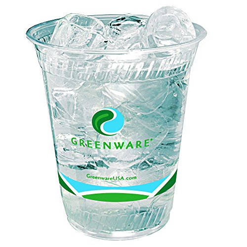 Fabri-Kal 9509208.05 Greenware 12 Oz Clear Compostable Cup - 1000 / CS