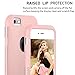 iPhone 6 Cases, Vogue Shop 2in1 Hybrid Hard PC Cover and Inner Soft Silicone Corner Protection High Impact Defender Combo Shell Case for iPhone 6 4.7 inch (rose gold)