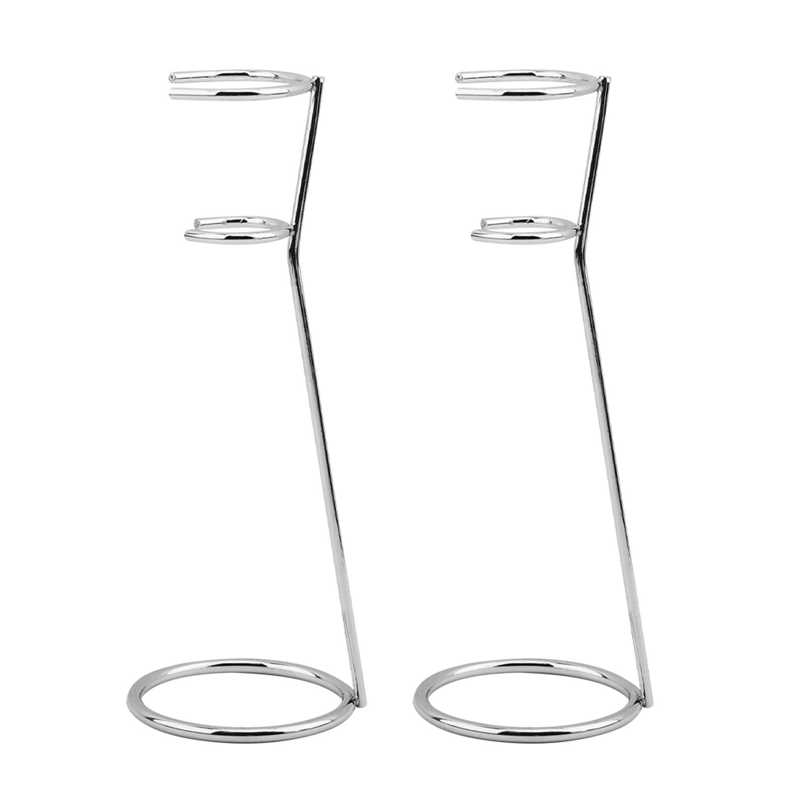 Jiakalamo 2pcs Whisk Stand, Durable Stainless Steel Rack Handheld Milk Frother Holder Whisk Drink Mixer Stand Bracket Kitchen Tool(Whisk Stand/2pcs)