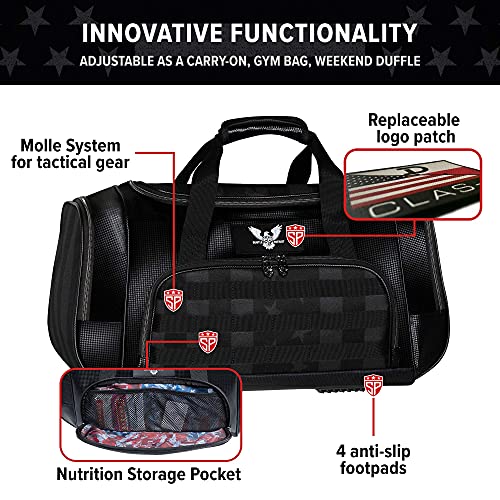 Subtle Patriot Covert Hybrid Duffle Bag Concealed Carry Duffle Bag