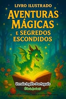 Livro LIVRO ILUSTRADO AVENTURAS MÁGICAS E SEGREDOS ESCONDIDOS , Versão Inglês-Português: Descubra histórias incríveis de amizade, aventura e magia para pequenos exploradores