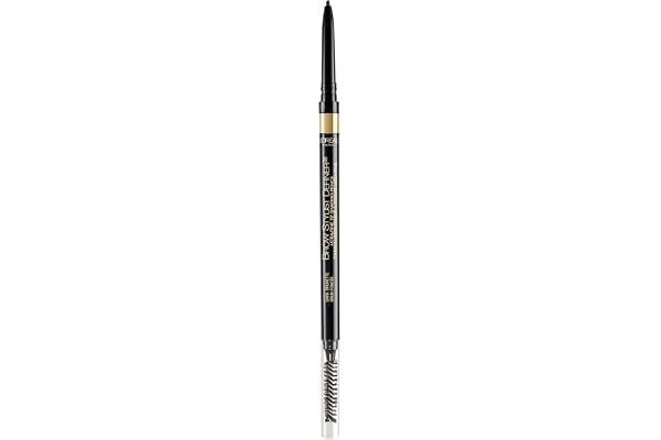 L’Oréal Paris Cosmetics Brow Stylist Definer, Ultra-Fine Tip Eyebrow Pencil, 0.5mm Tip for Well-Defined Brows and Easy Blend