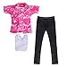 5 Set Doll Clothes Outfit 5 Tops 5 Trousers Pants for Girl's Birthday Gift Xmas Gift