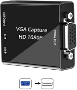 ABUNRO VGA HD Capture Card HD 1080p USB 2.0 Grabber for Streaming Record Live view 1