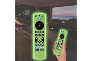 Silicone Fire Stick Remote Cover Glow in The Dark, Shockproof Protective Case Cover for Toshiba, Omni, Insignia, �鶹�� Serie