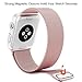 Apple Watch Band 38mm Rose Gold Milanse Mesh Loop Magnetic Strap WristBand Replacement for iWatch Band Series 3 Series 2 Series 1