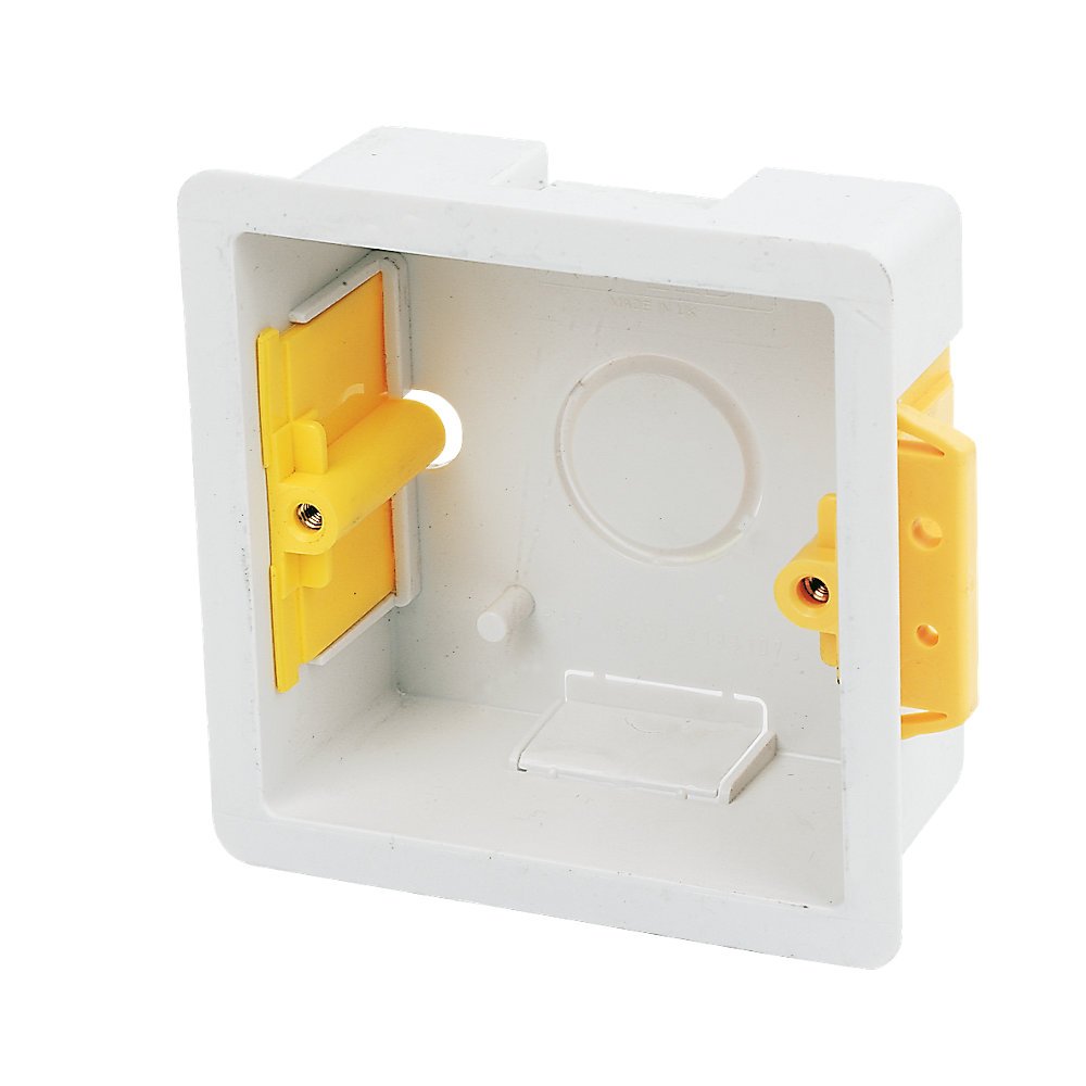 Pack of 10 x Appleby SB619 1 Gang 35mm Dry Lining Wall Electrical Back Boxes