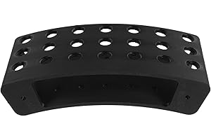 Happyyami Wall Mounted Dart Stand -Slot Plastic Dart Holder Rack Black Space-Saving Organizer for Home Game